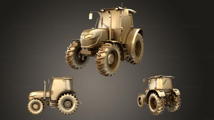 Vehicles (Kubota M7060 2018, CARS_2149) 3D models for cnc